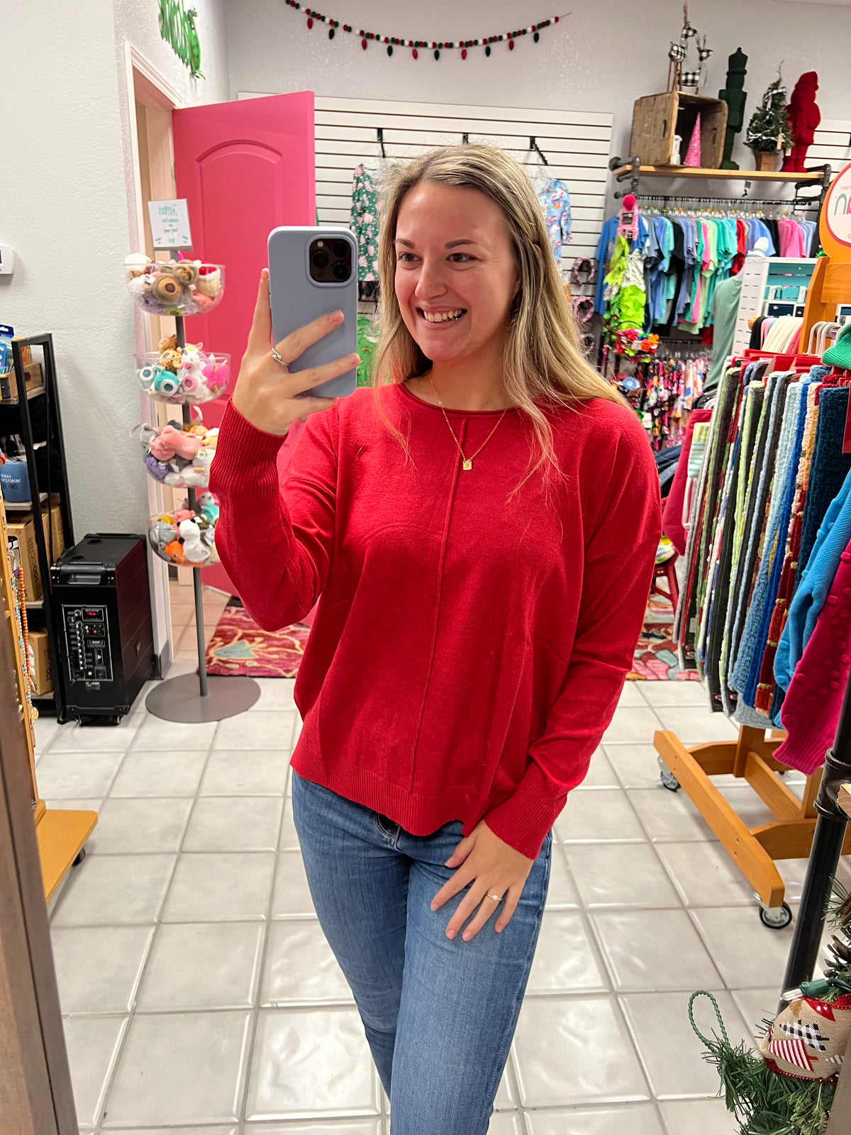 Z Front Seam Sweater