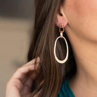 Josie Earrings in Silver and Gold