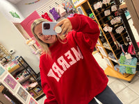 Merry Mock Neck Sweatshirt