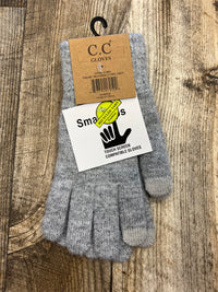 CC Heather Knit Gloves