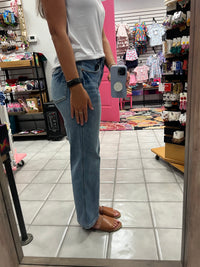 Judy Blue PETITE Straight Fit Mid-rise Jeans