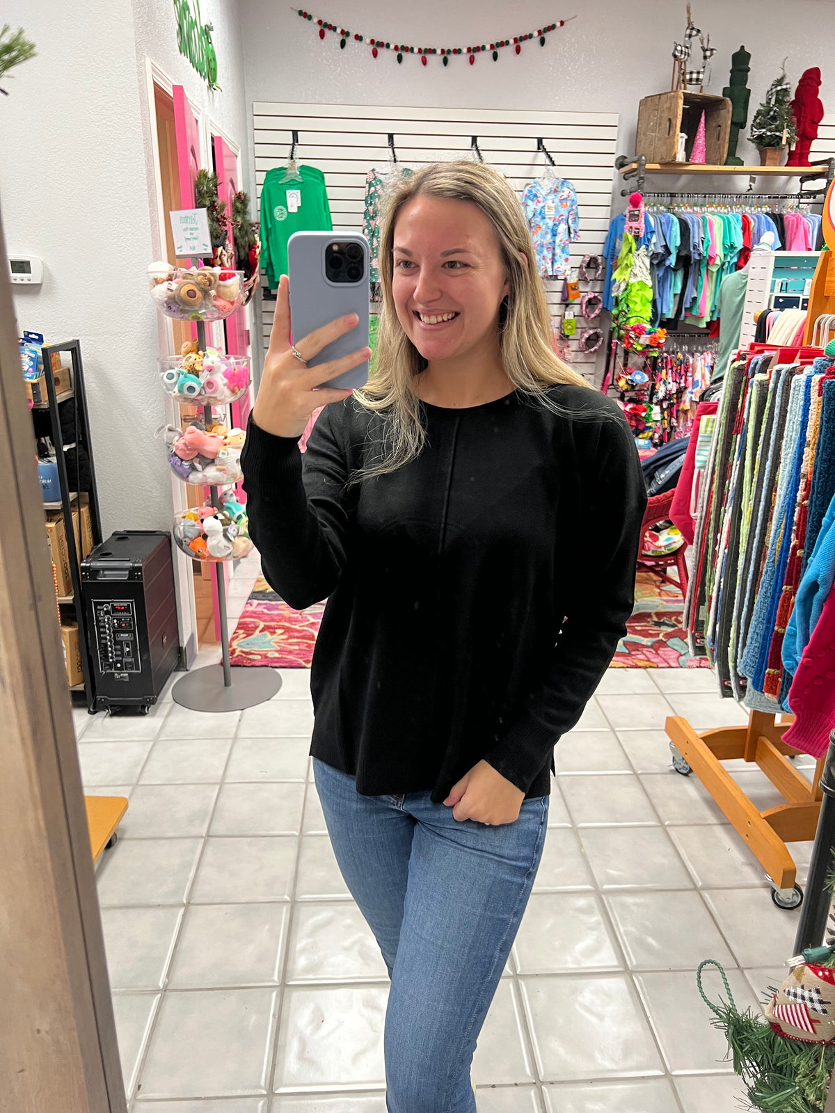 Z Front Seam Sweater