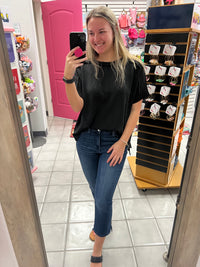 JB Dark Wash Capris