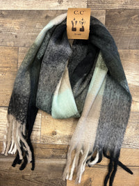 CC Multi Pattern Woven Scarf