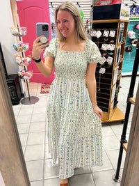 Colorblock Tiered Dress