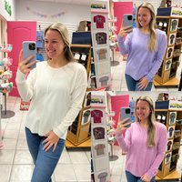 Z Front Seam Sweater*