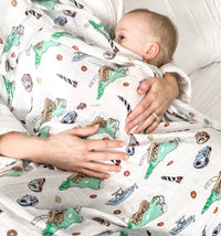 North Carolina Baby: Muslin Cotton Baby Swaddle*