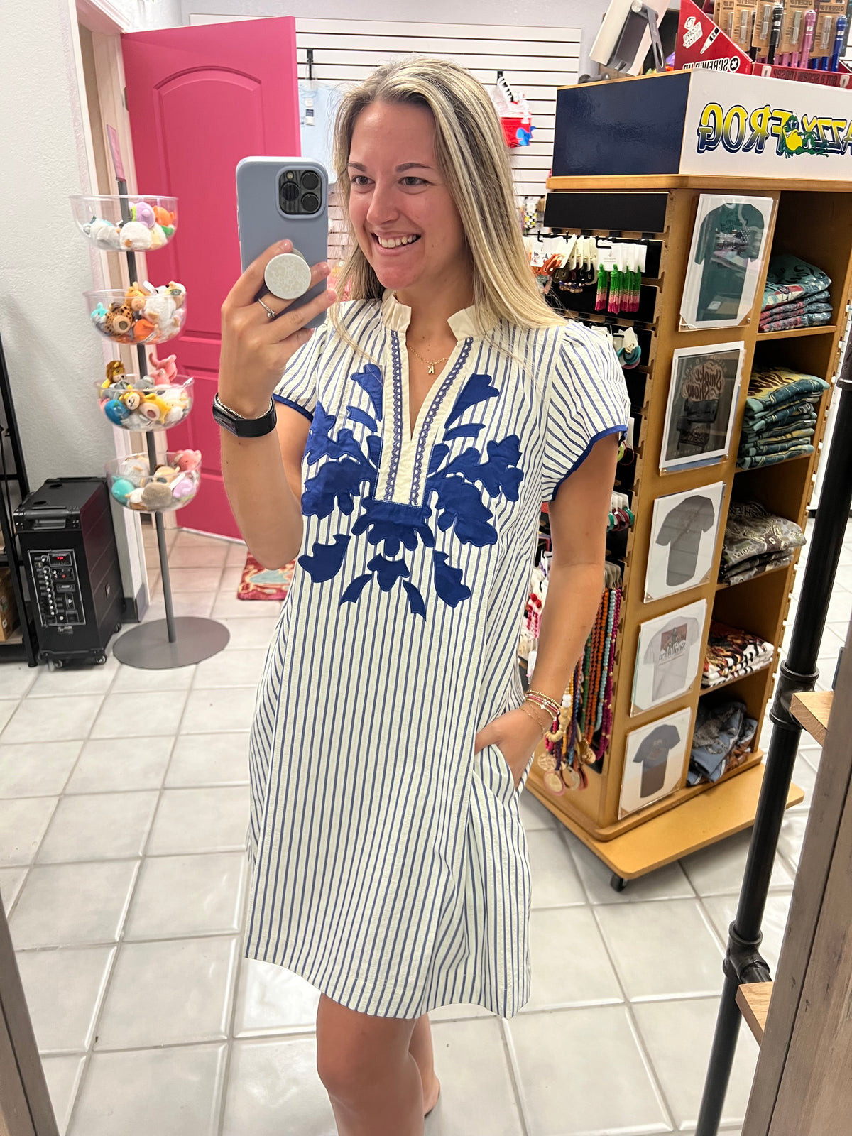 Striped Mini Dress