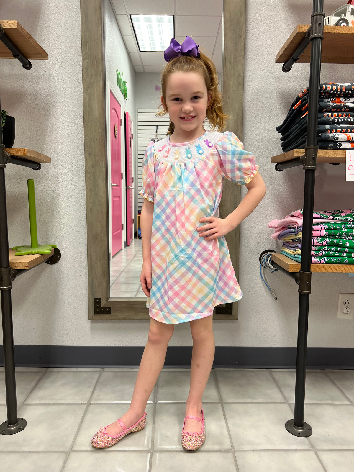 Smocked Cottontail Dress