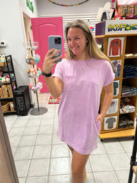 Washed Cotton TShirt Dress