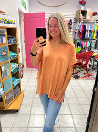 Z Rolled Short Sleeve Top*