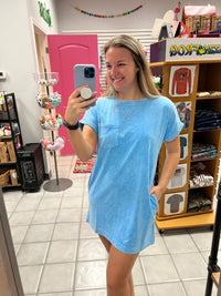 Washed Cotton TShirt Dress