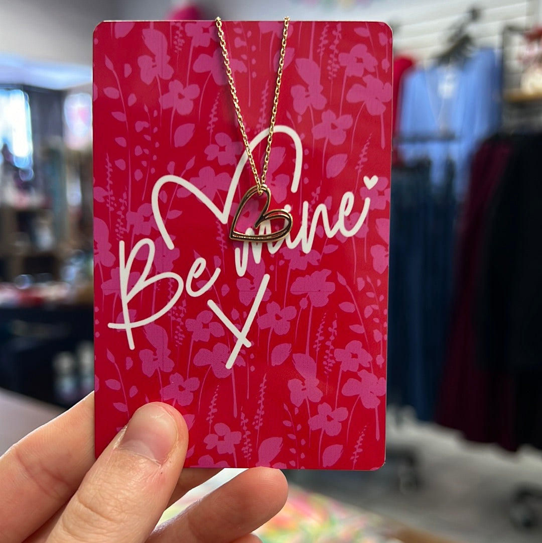 Necklace with Metal Keepsake Card*