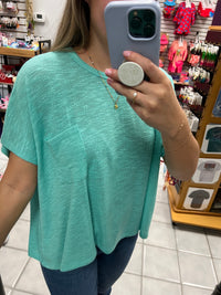 Oversized Slub Hacci Top