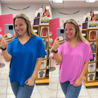 Woven Short Sleeve Top