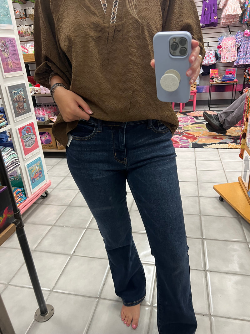 Judy Blue Midrise Petite Bootcut Jeans