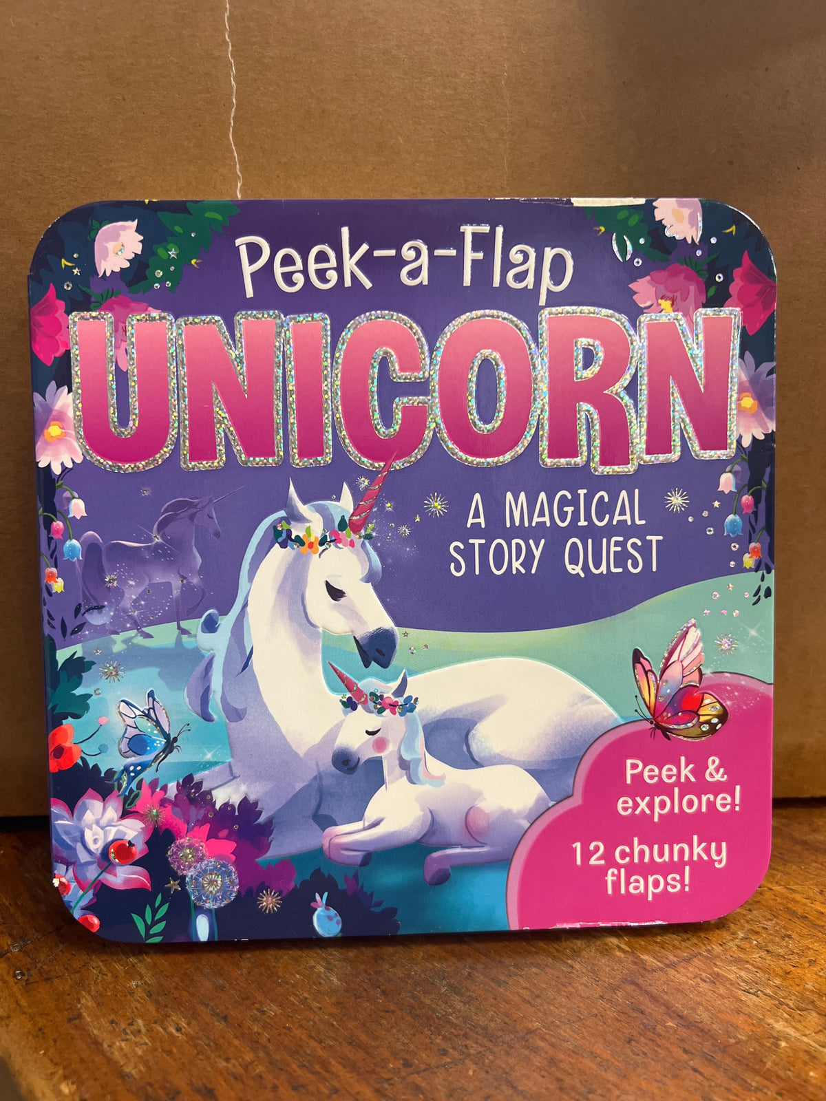 Peek-a-Flap Unicorn Book