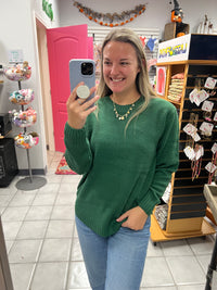 Z Round Neck Basic Sweaters