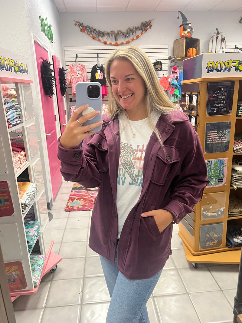 Oversized Fleece Shacket
