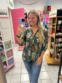 Fall Paisley Top