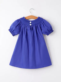 Back To School Apple Embroidery Dress