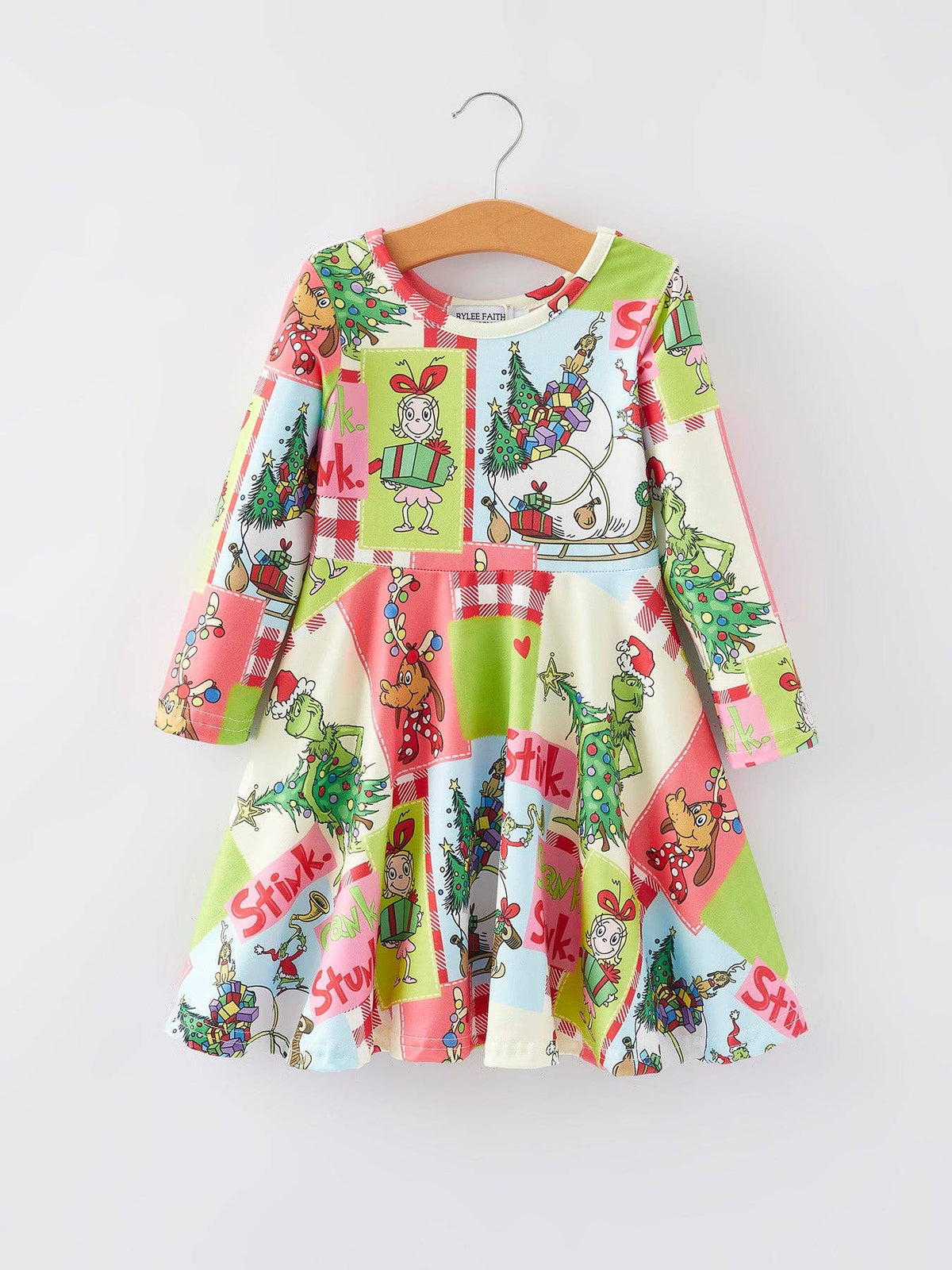 Patchwork Character Christmas Dress*