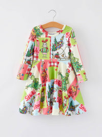 Patchwork Character Christmas Dress*