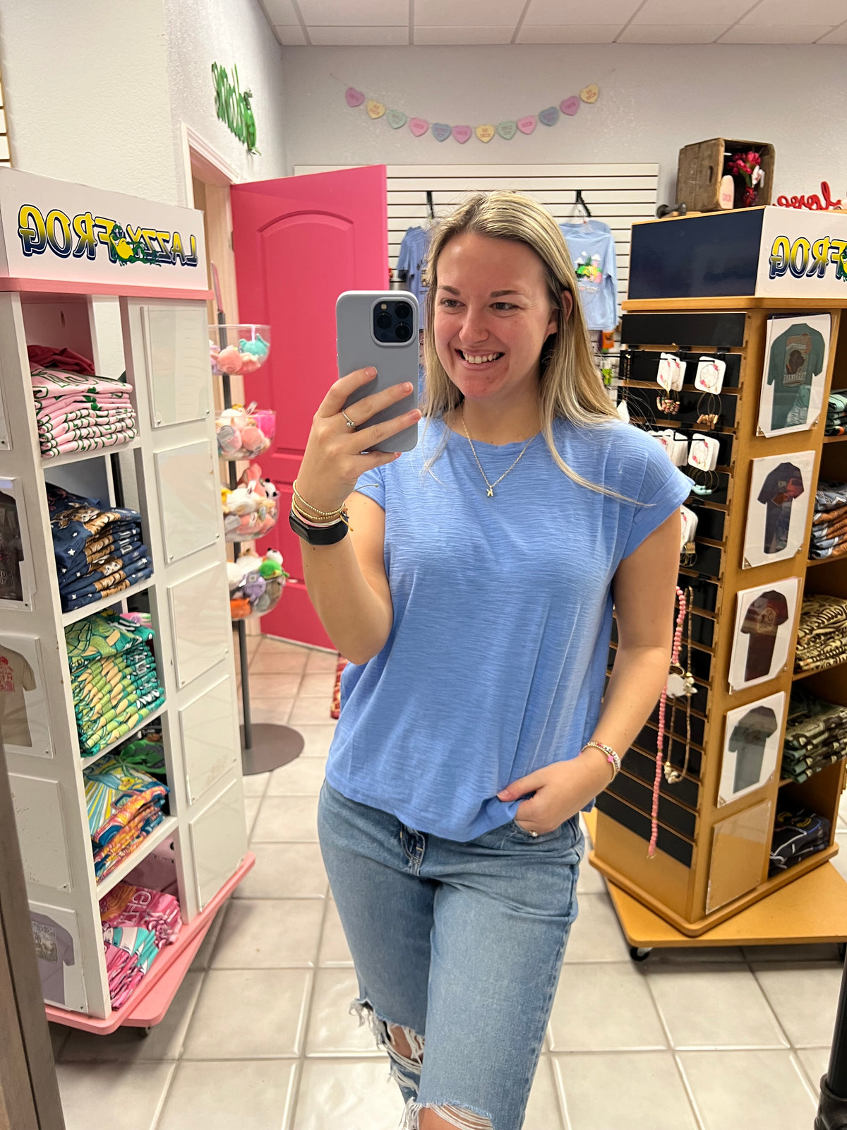 Z Slub Cuffed Top