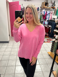 Z Front Seam Sweater*