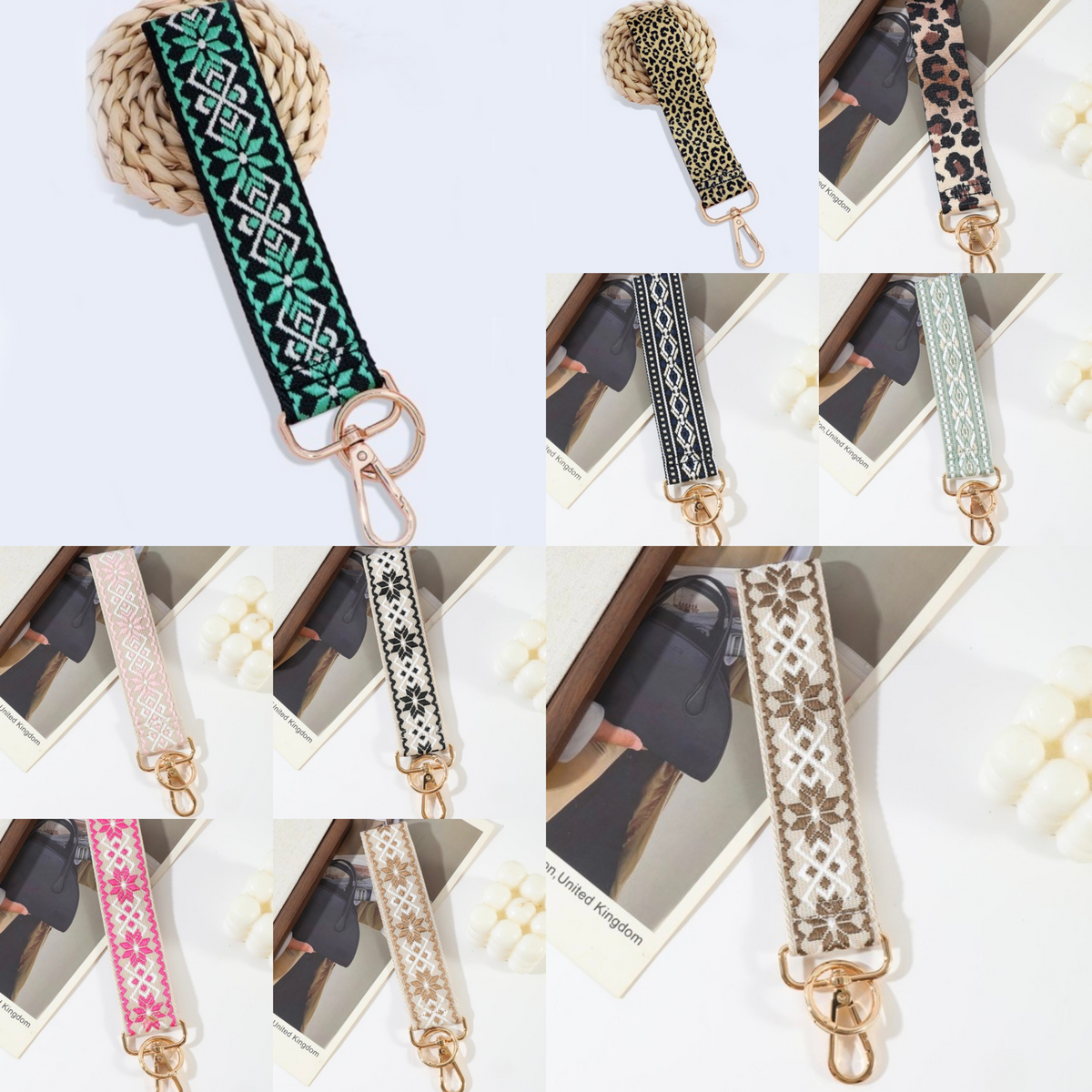 Z Weave Wristlet Key Chain
