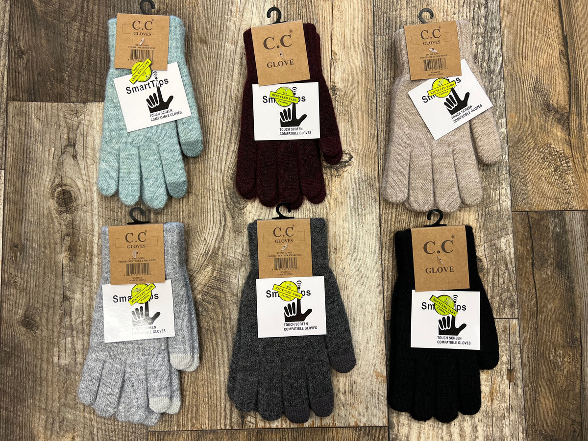 CC Heather Knit Gloves