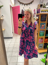 Floral A Line Tiered Dress*