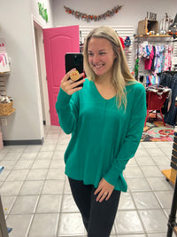 Z Front Seam Sweater*
