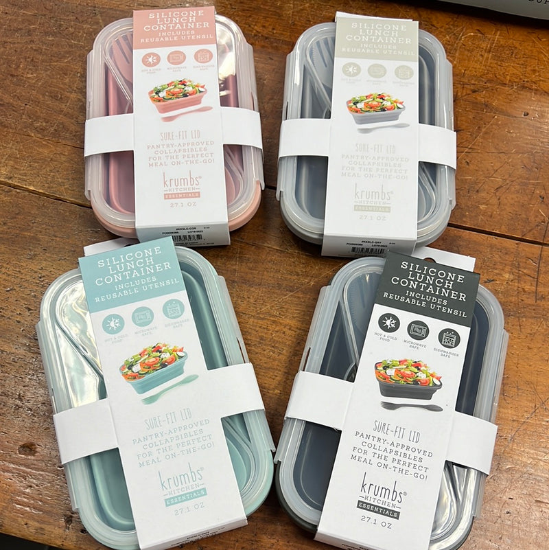Krumb Kitchen Silicone Lunch Container*
