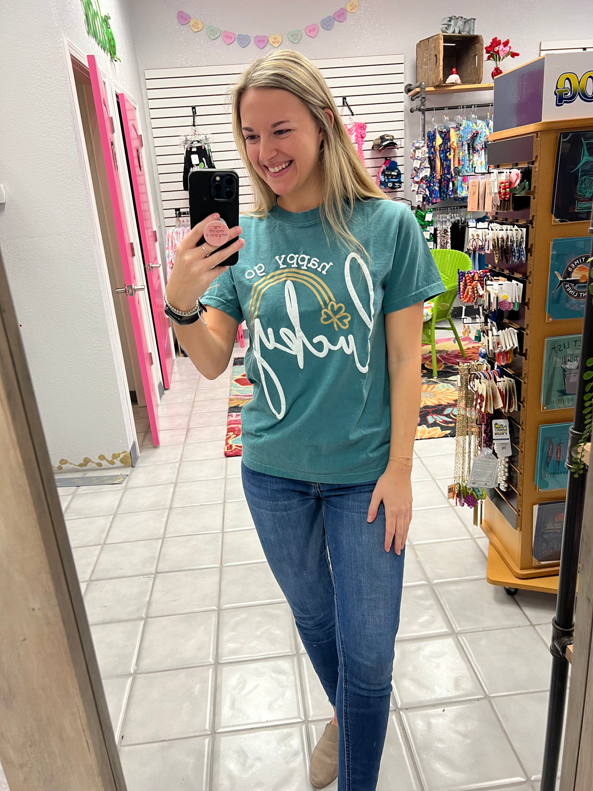 Happy Go Lucky tshirt*