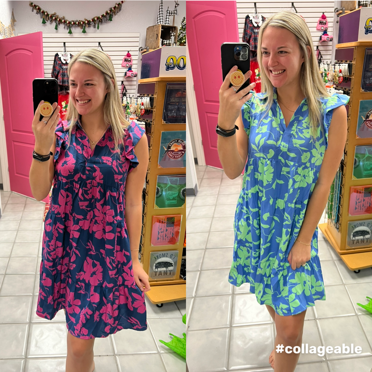 Floral A Line Tiered Dress*