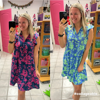 Floral A Line Tiered Dress*