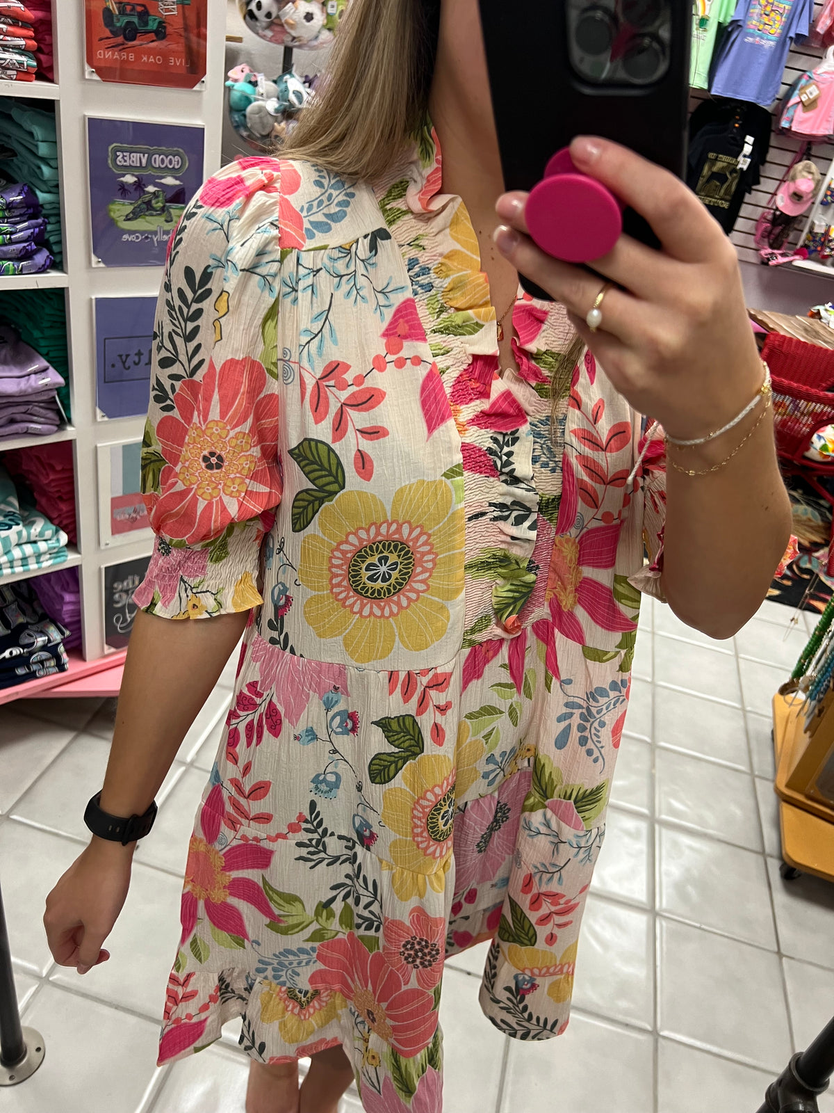 Peach Blossom Dress