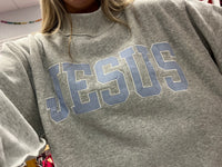 Jesus Mock Neck Sweatshirt