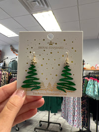 Royal Standard Christmas Earrings