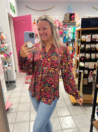 Lizzy Eggplant Top