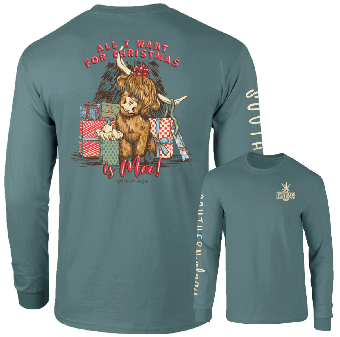 Southernology All I Want For Christmas LS Tshirt