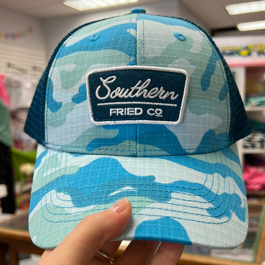 Southern Fried CO. Blue Camo Hat