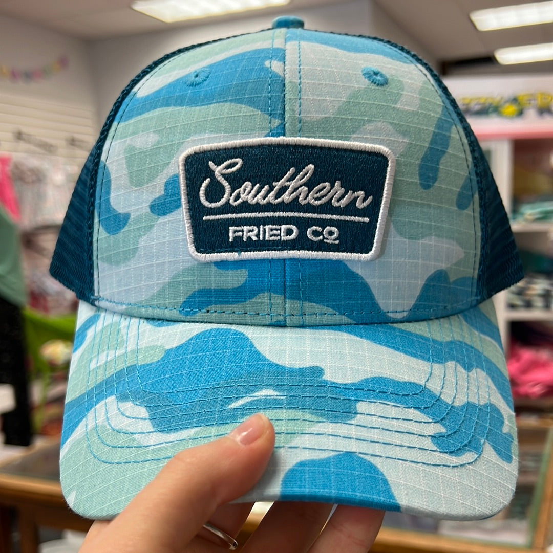 Southern Fried CO. Blue Camo Hat*
