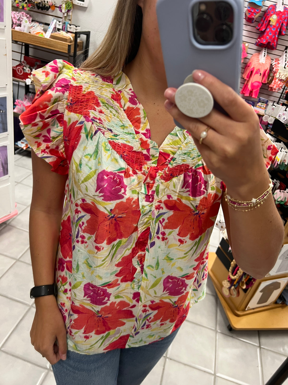 Flower Picking Top