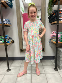 Daffodils Twirl Dress*