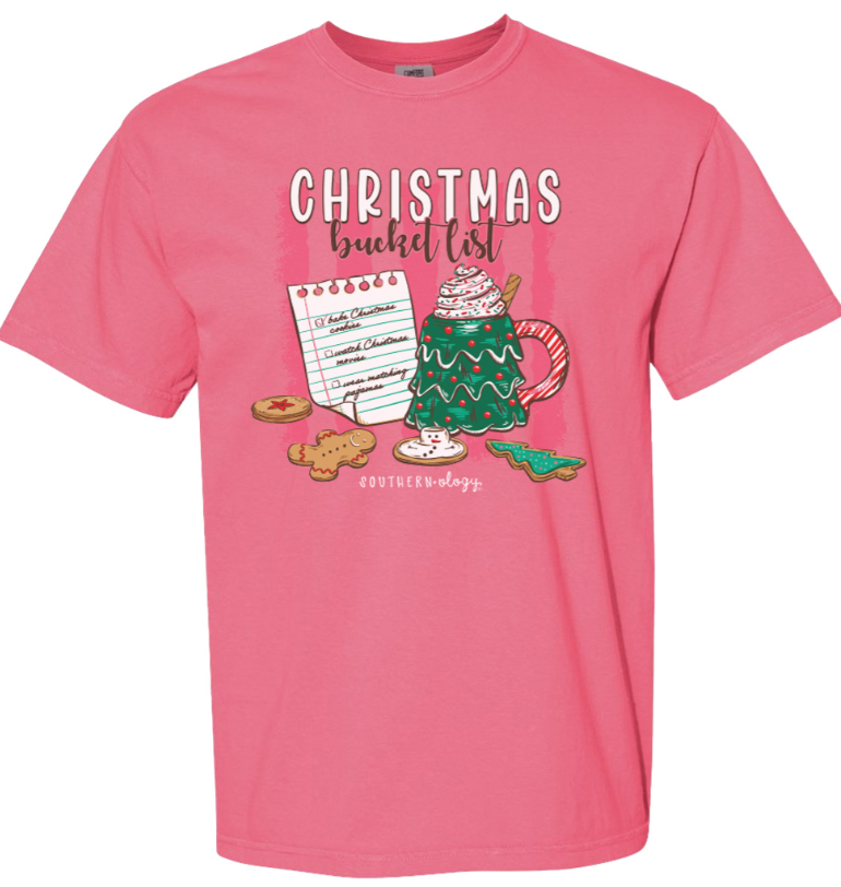 Southernology® Christmas Bucket List Short Sleeve T Shirt