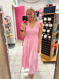 Flutter Sleeve Maxi
