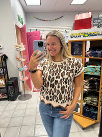 Cheetah SS Sweater
