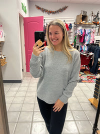 Z Hi-Low Waffle Sweater*
